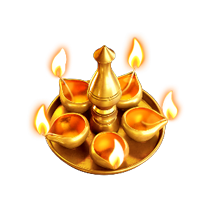 Diya-GANESHA GOLD-PGYESS69.COM